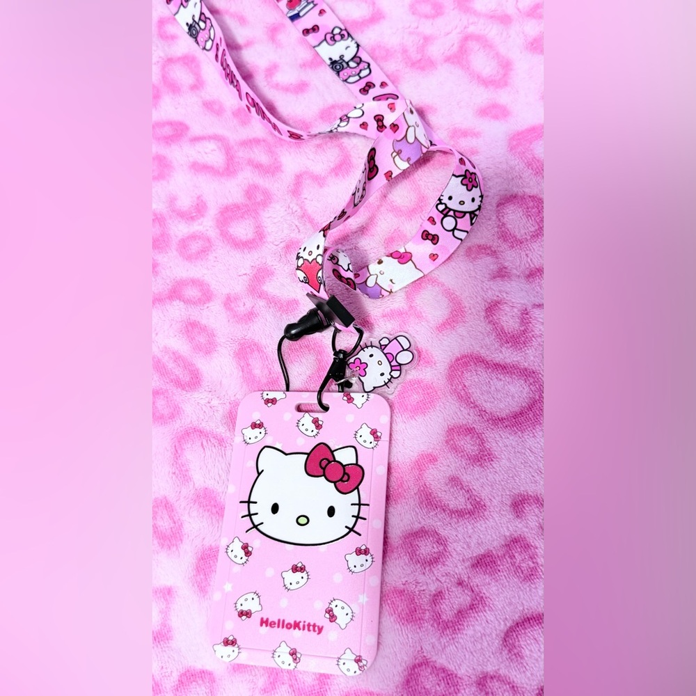 Hello Kitty Lanyard with ID Holder